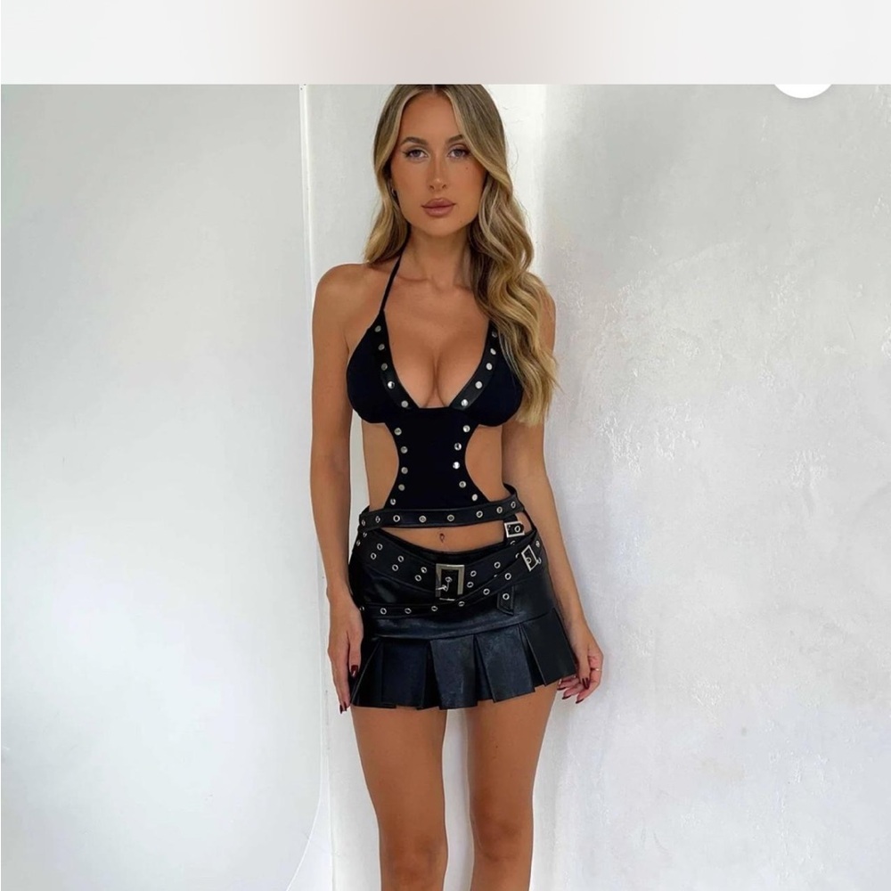 outcast clothing dolly mini dress in black